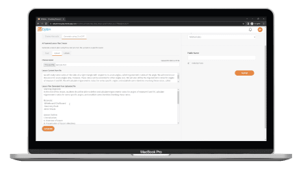 AI Lesson Plan Generator