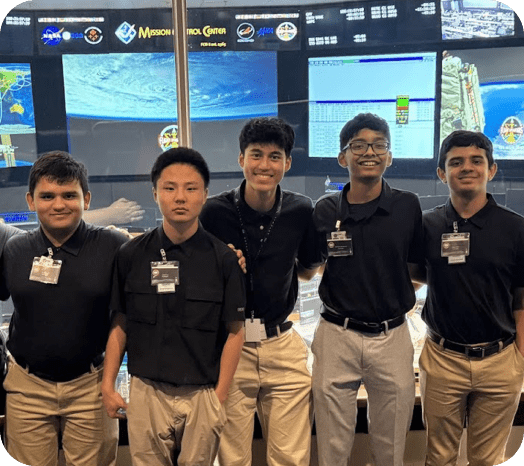 YoungWonks team that won NASA App Development Challenge Innovation Award 2025